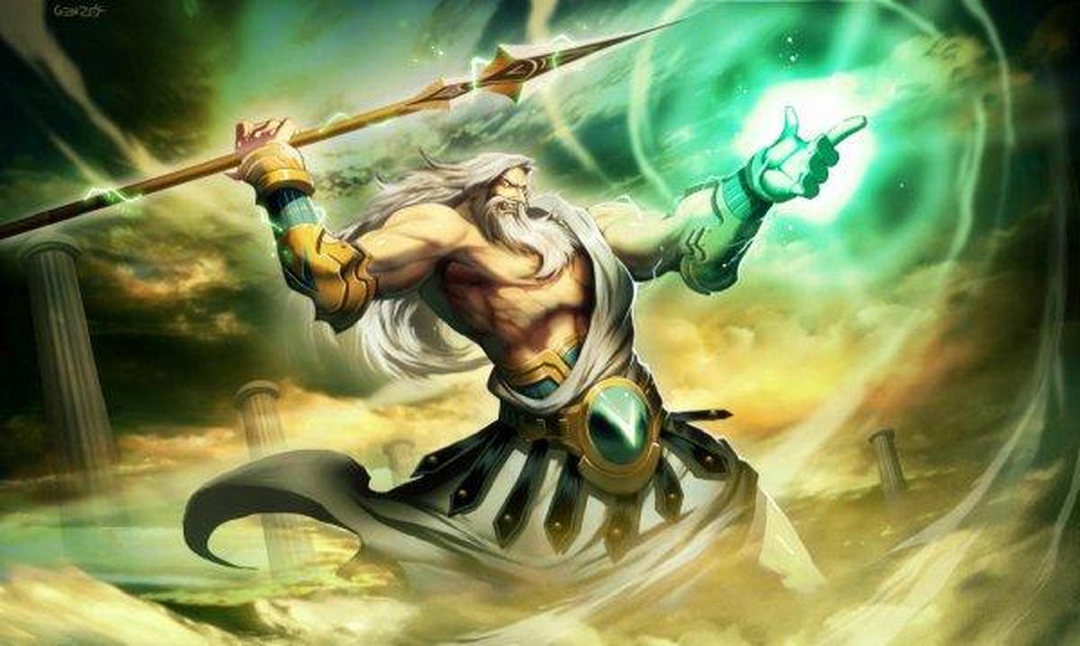 宙斯是众神之首和人类之父,大地的最高统治者,权威和秩序的守护神.