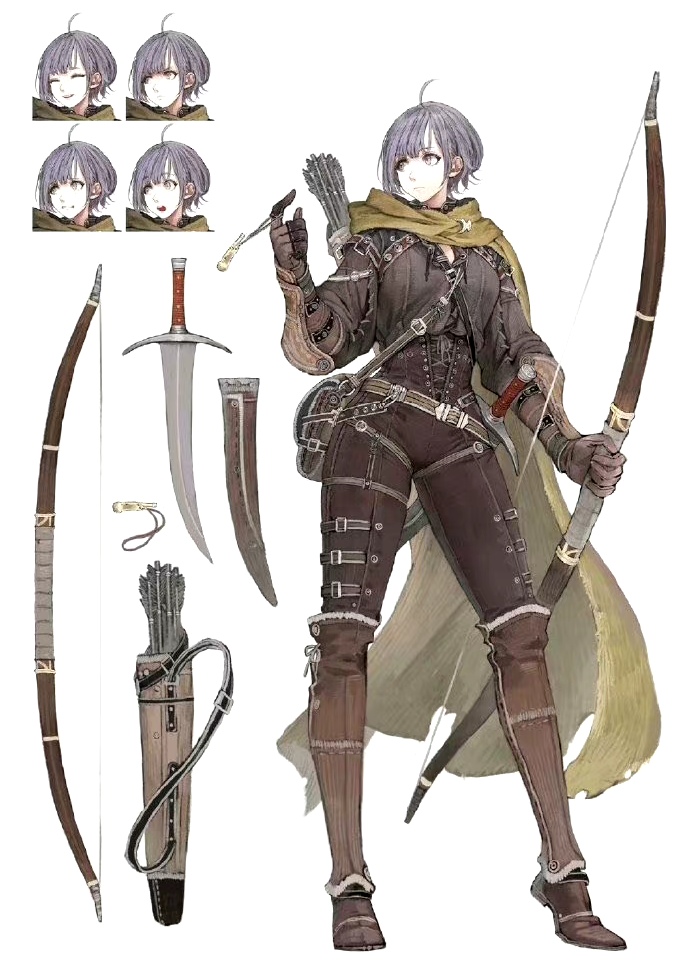 画师navigavi人物设定作品欣赏