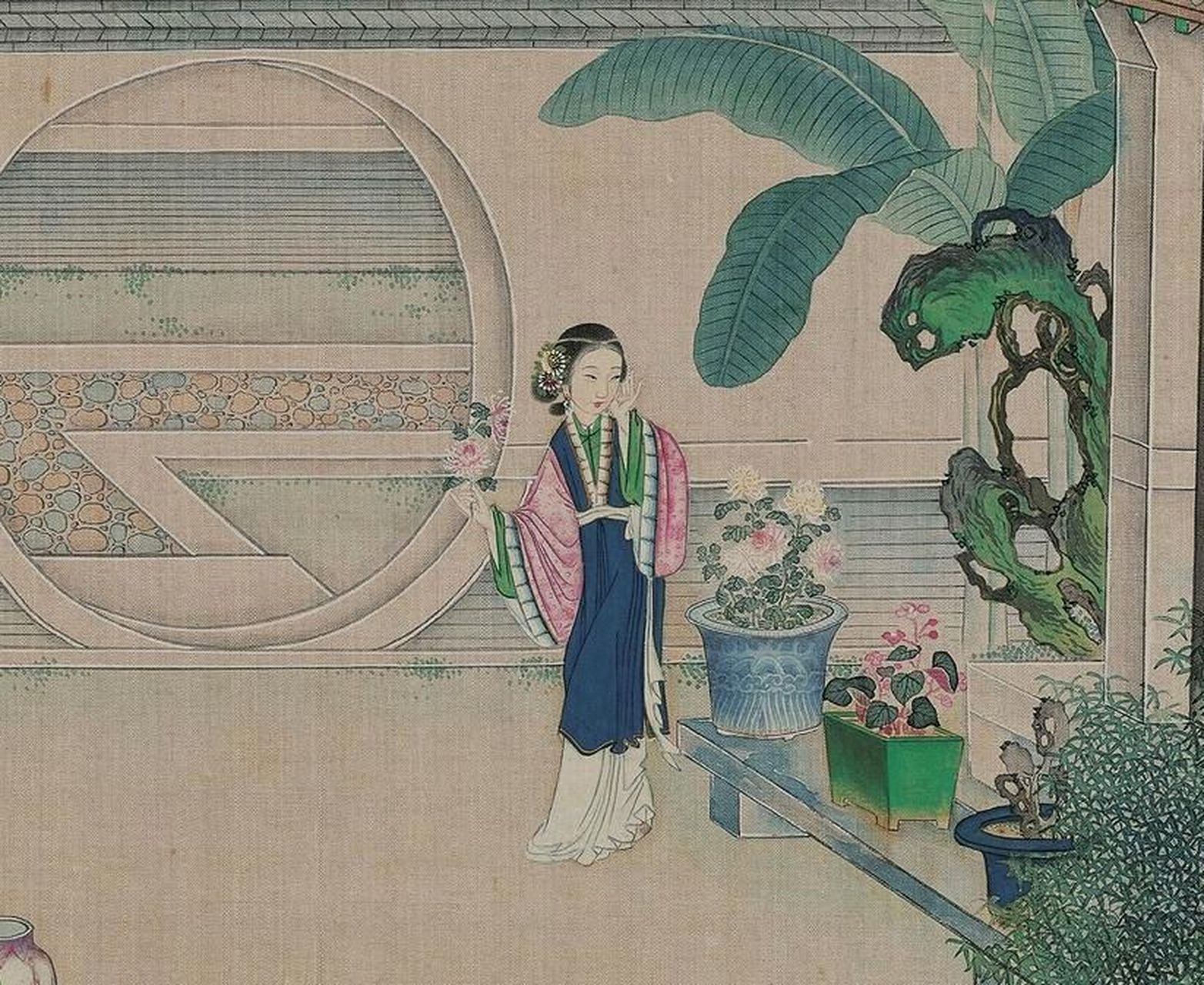 蓬门未识绮罗香,拟托良媒益自伤.  谁爱风流高格调,共怜时世俭梳妆.