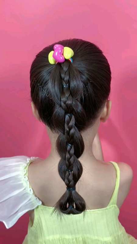 儿童编发:简单利落马尾辫,清清爽爽过夏日