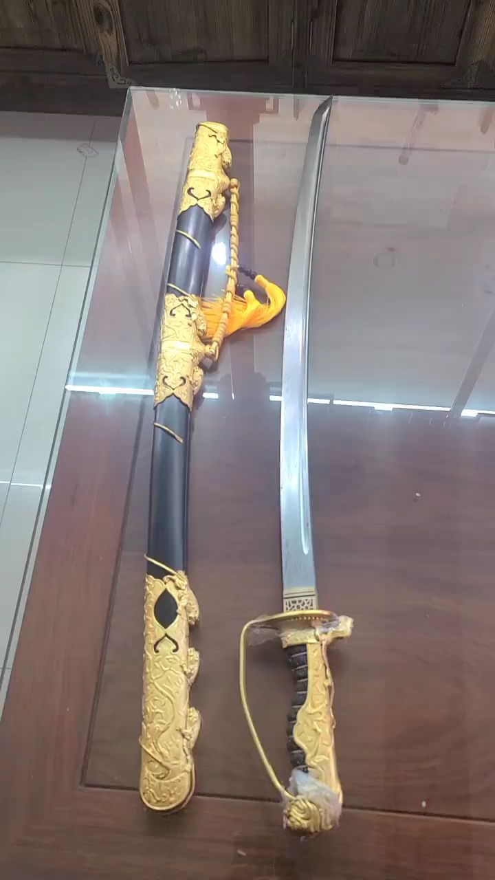 九狮军刀,工艺品,影视道具