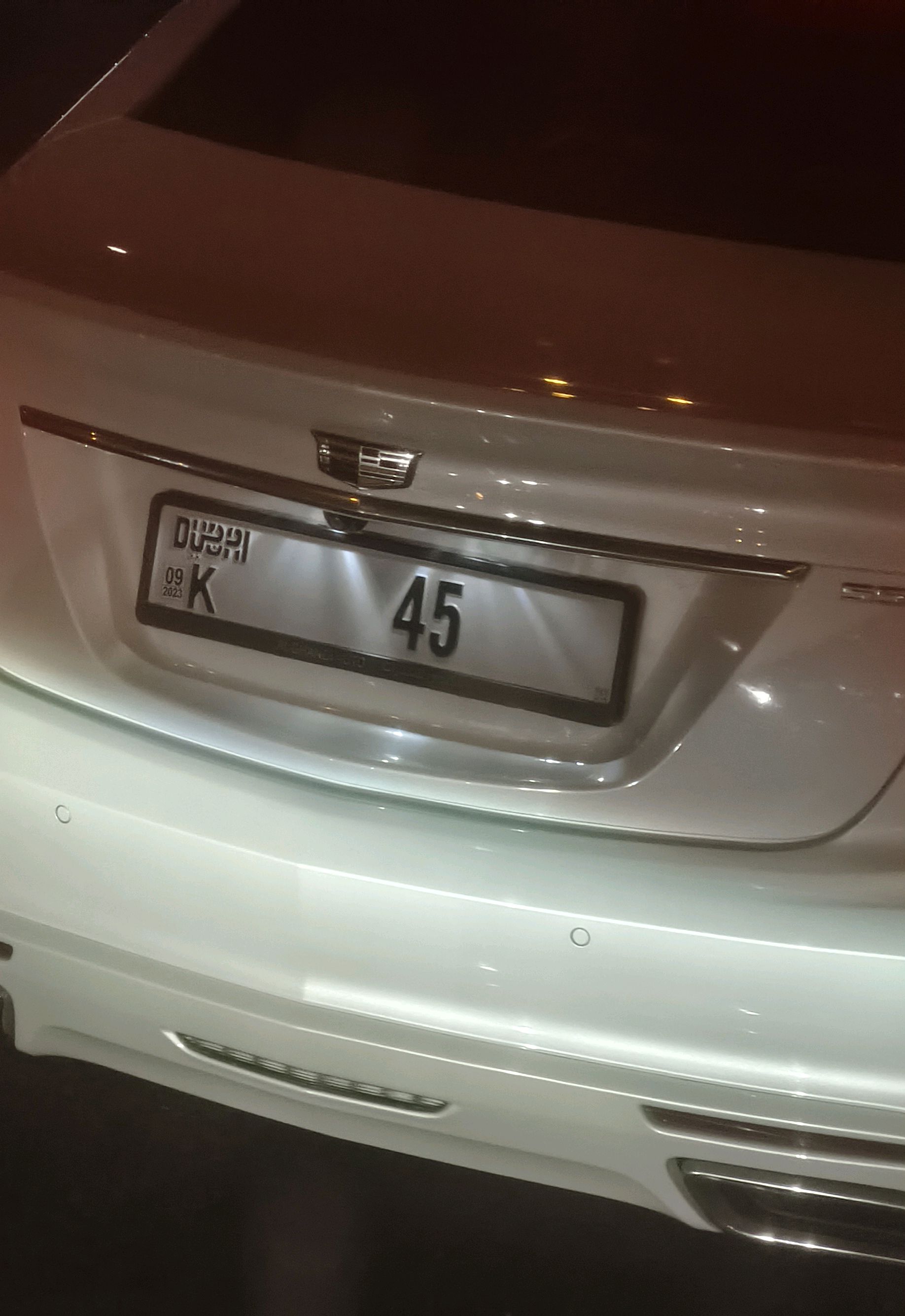 阿联酋别具一格的车牌