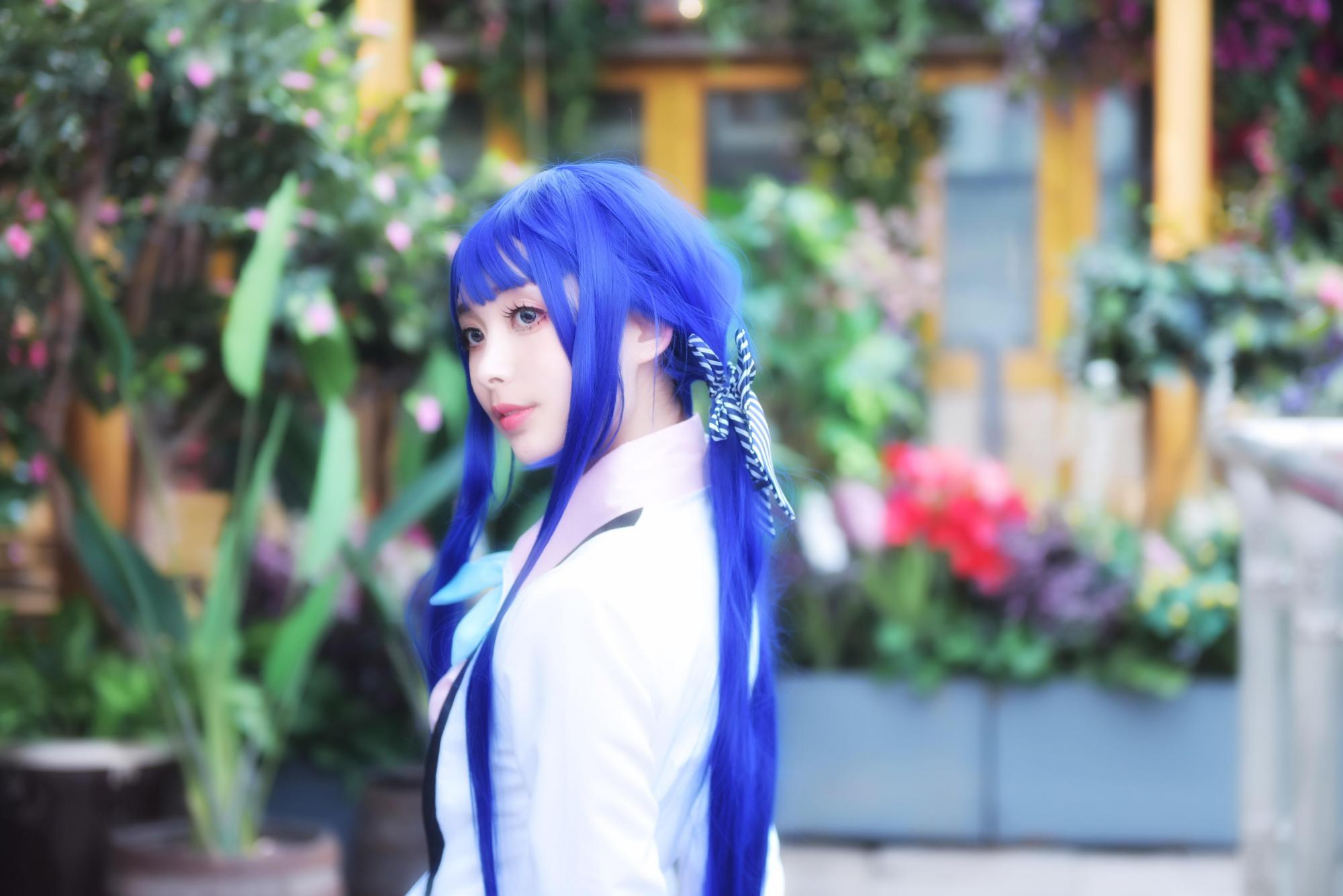 「政宗君的复仇」cos:原来蓝头发的小姐姐也能这么美!