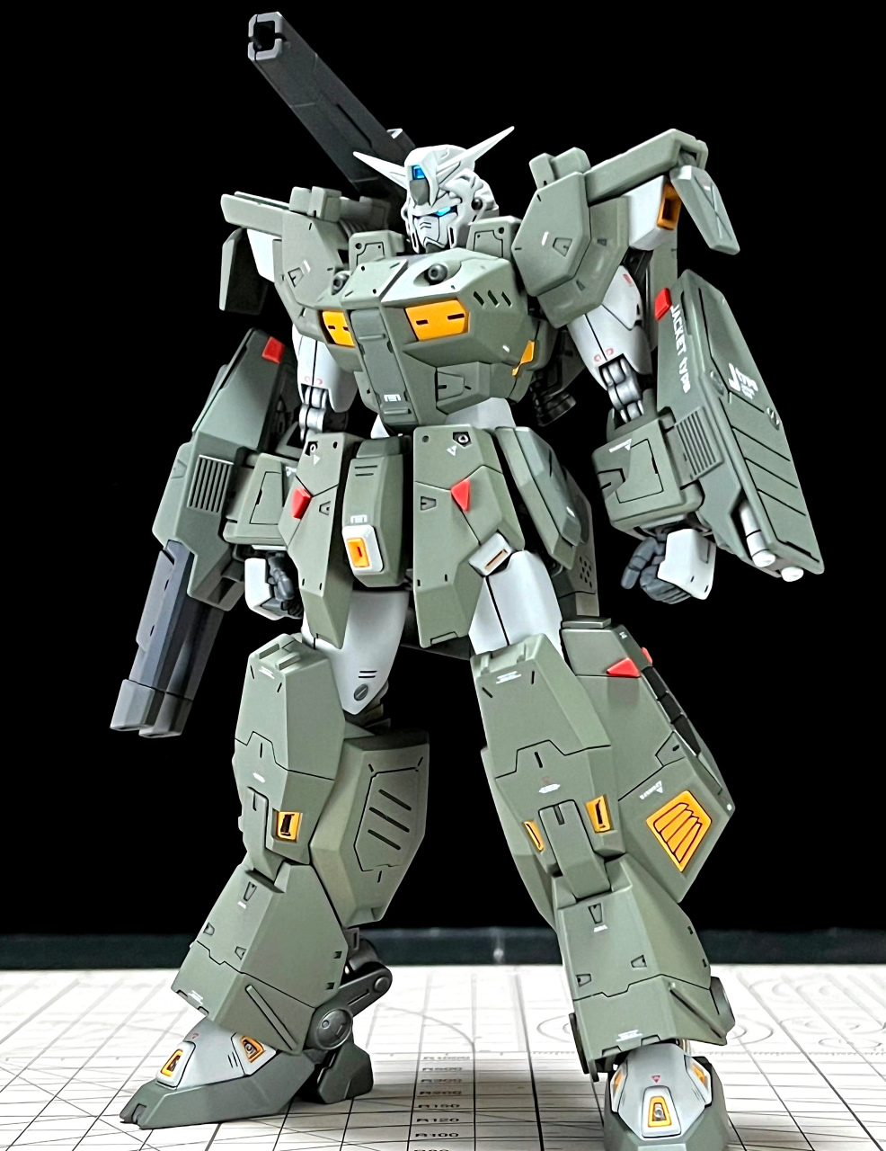 模型欣赏:机动战士高达 mg 高达f90 j形态,高达f90的全装甲状态,by