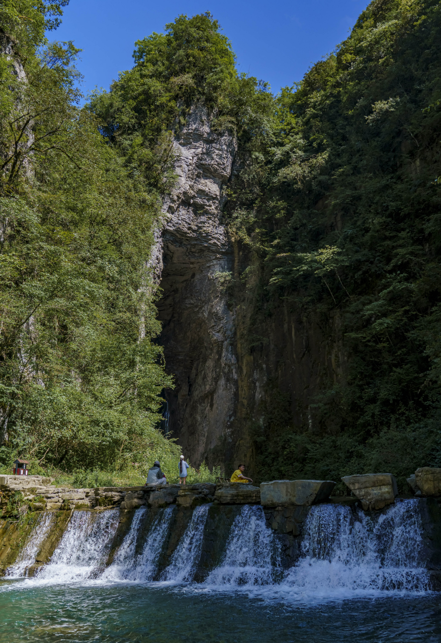 【龙桥河景区】算是这一次自驾奉节最美242公路上最为惊喜的一大亮点
