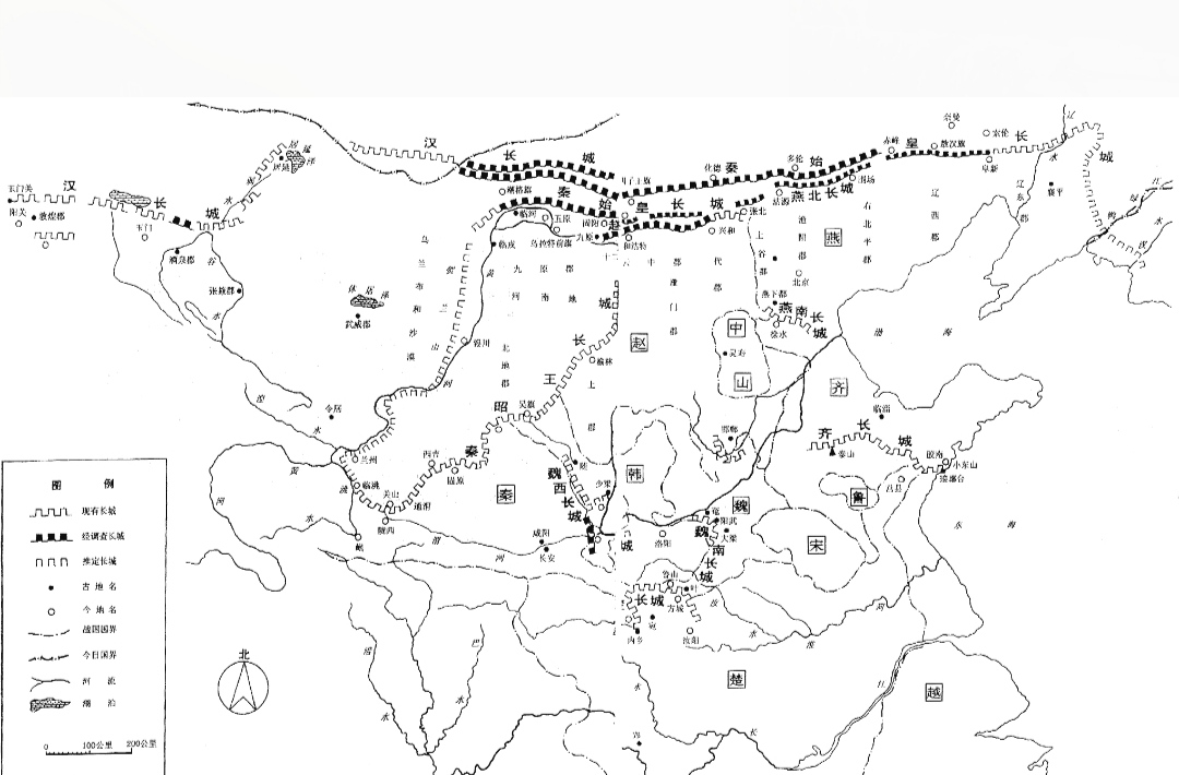 延边古长城分布图图片