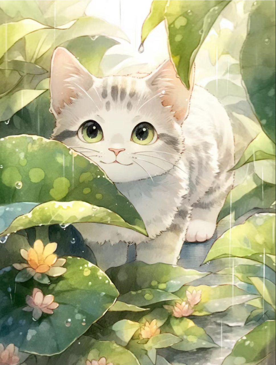 二次元# #猫咪#   画师:一只玩图momo