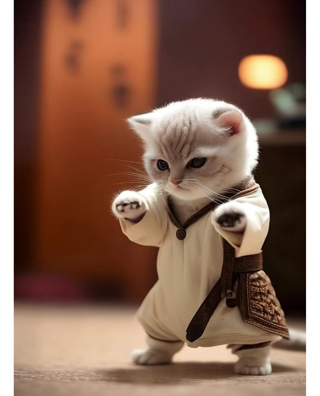 这叫猫功夫  还是叫功夫猫