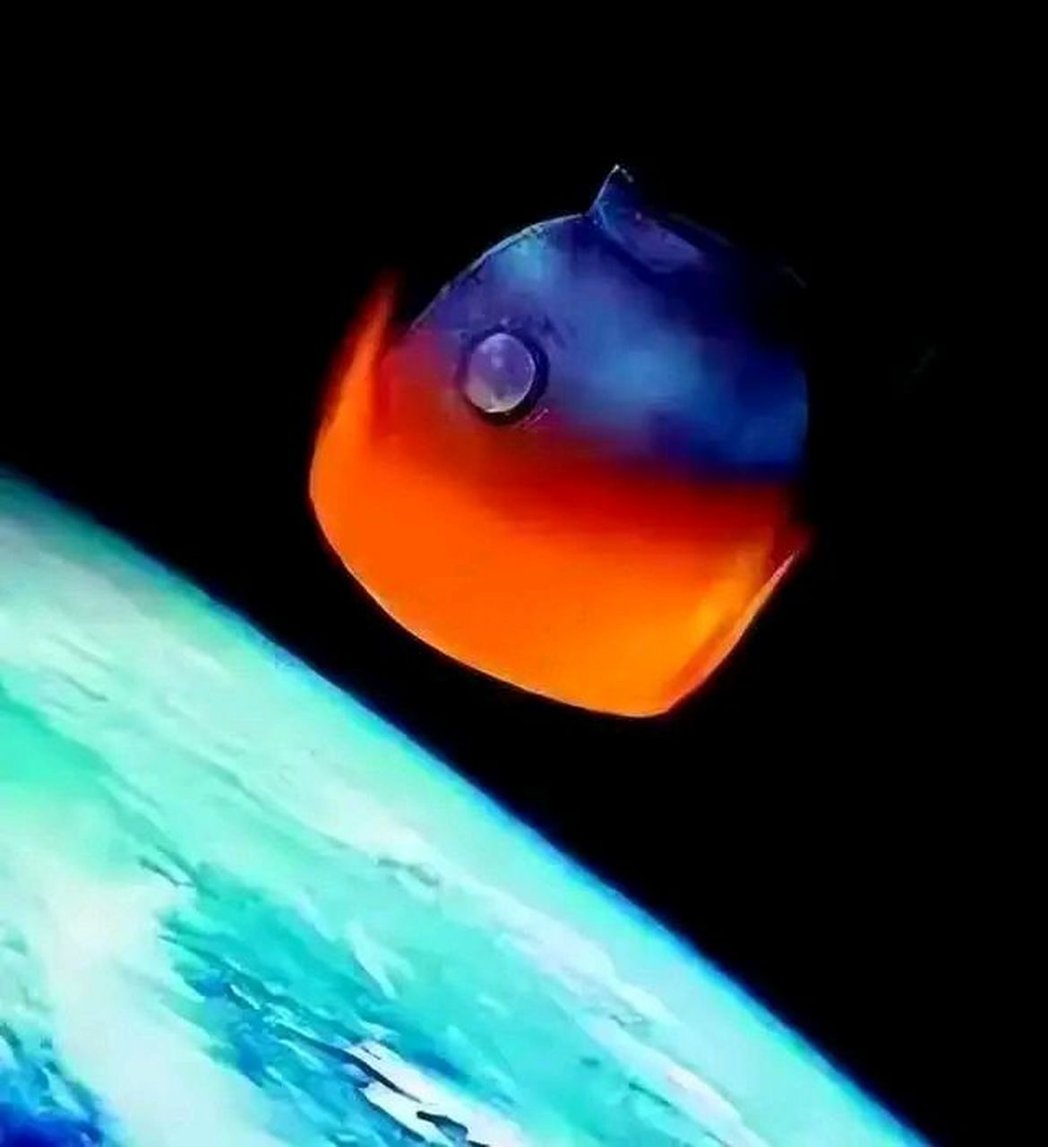 2003年,"神州五号"上升到30公里外的太空,指挥部人员突然发现杨利伟一