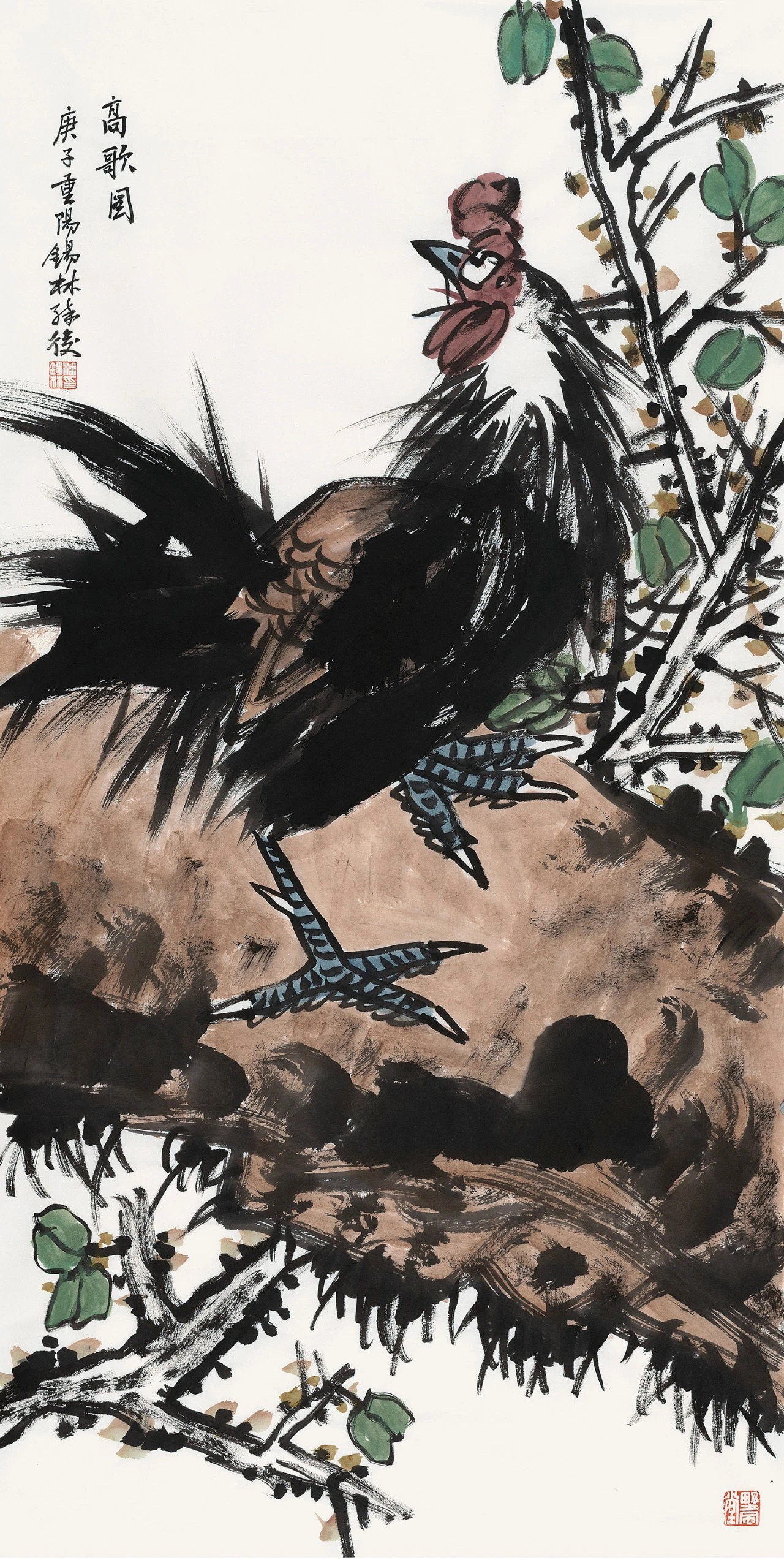 著名画家潘锡林花鸟画作品集赏析