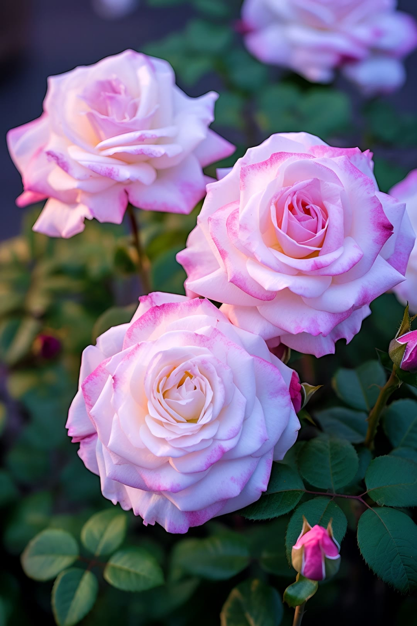 双生库伊拉玫瑰的隐含意义是相互依存,永不分离.