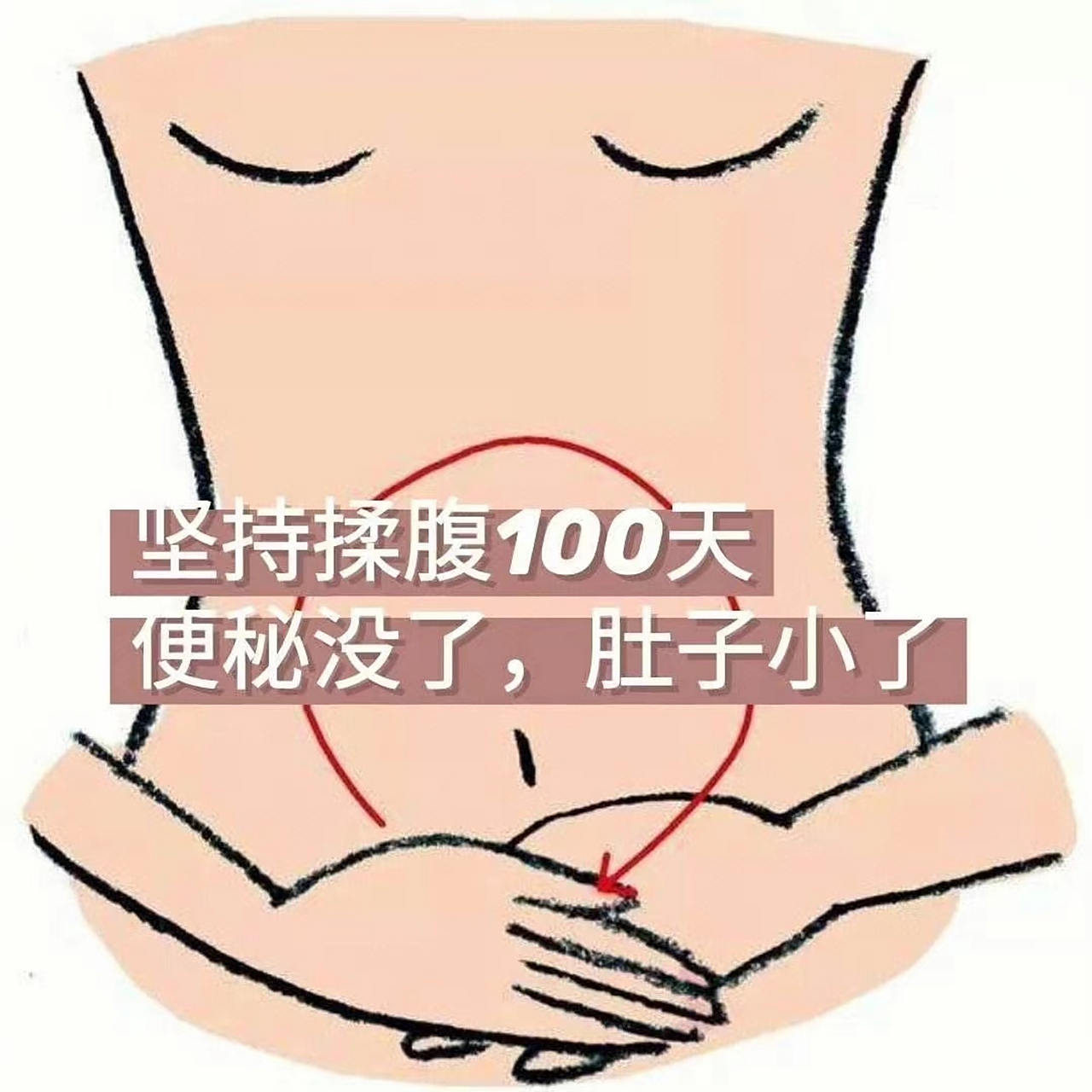 去良子做按摩的时候,按摩师告诉我睡前揉揉腹,能强身健体,只要坚持