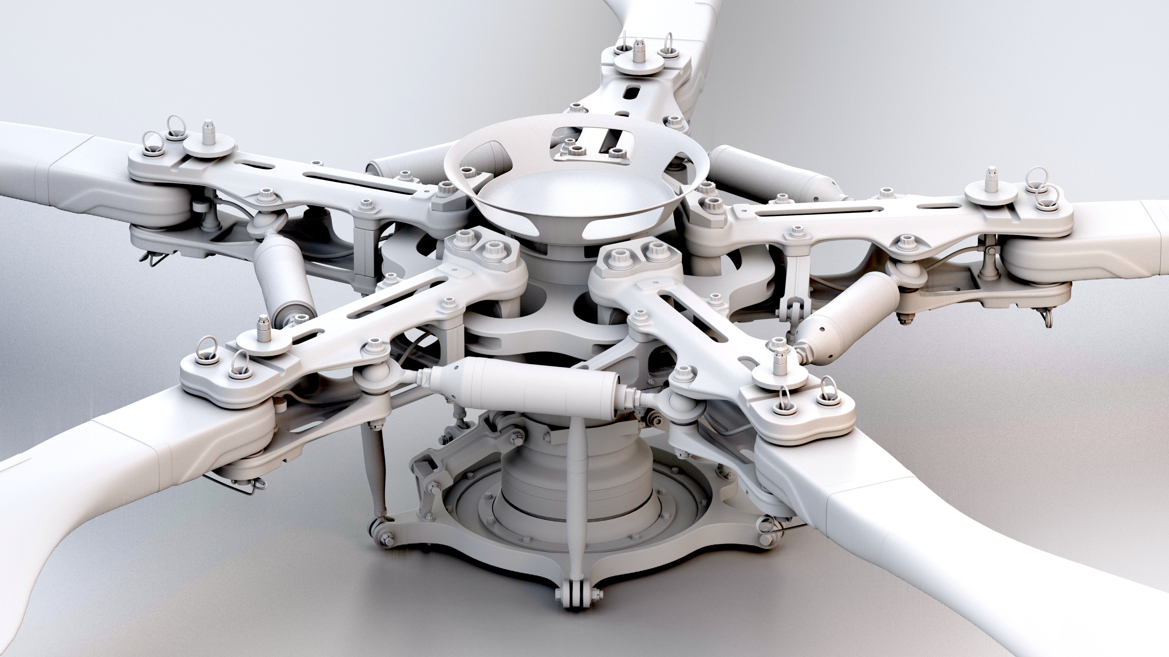 建模欣赏:直-10 中型武装直升机