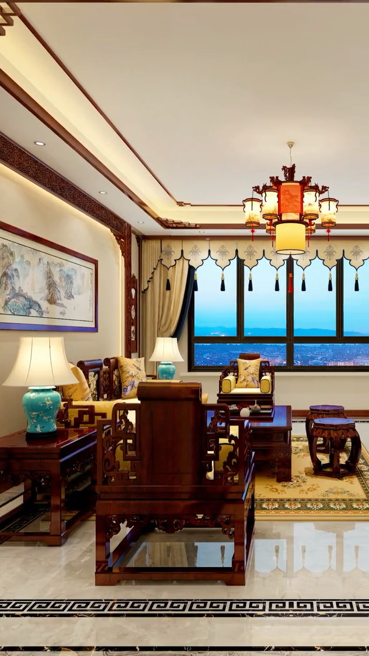 北漂多年买的中式豪宅,中西合璧低调中的奢华!