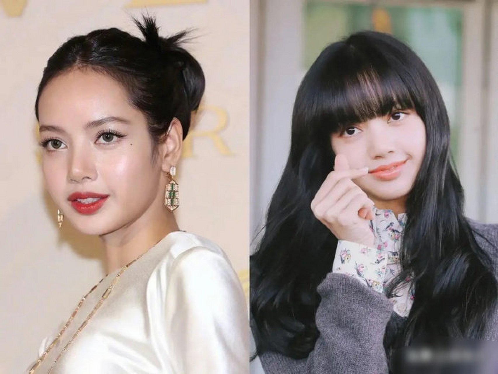 lisa无刘海vs蒋雯丽  没有刘海的lisa,居然撞脸了年轻时的蒋雯丽