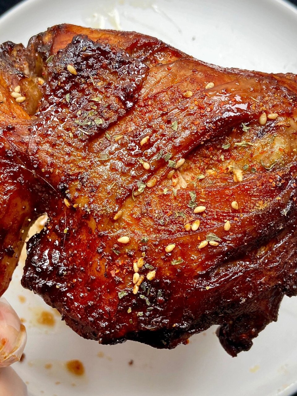 我妈做的无油烤鸡腿也太好吃了6015外焦里嫩的家庭版烤鸡全腿