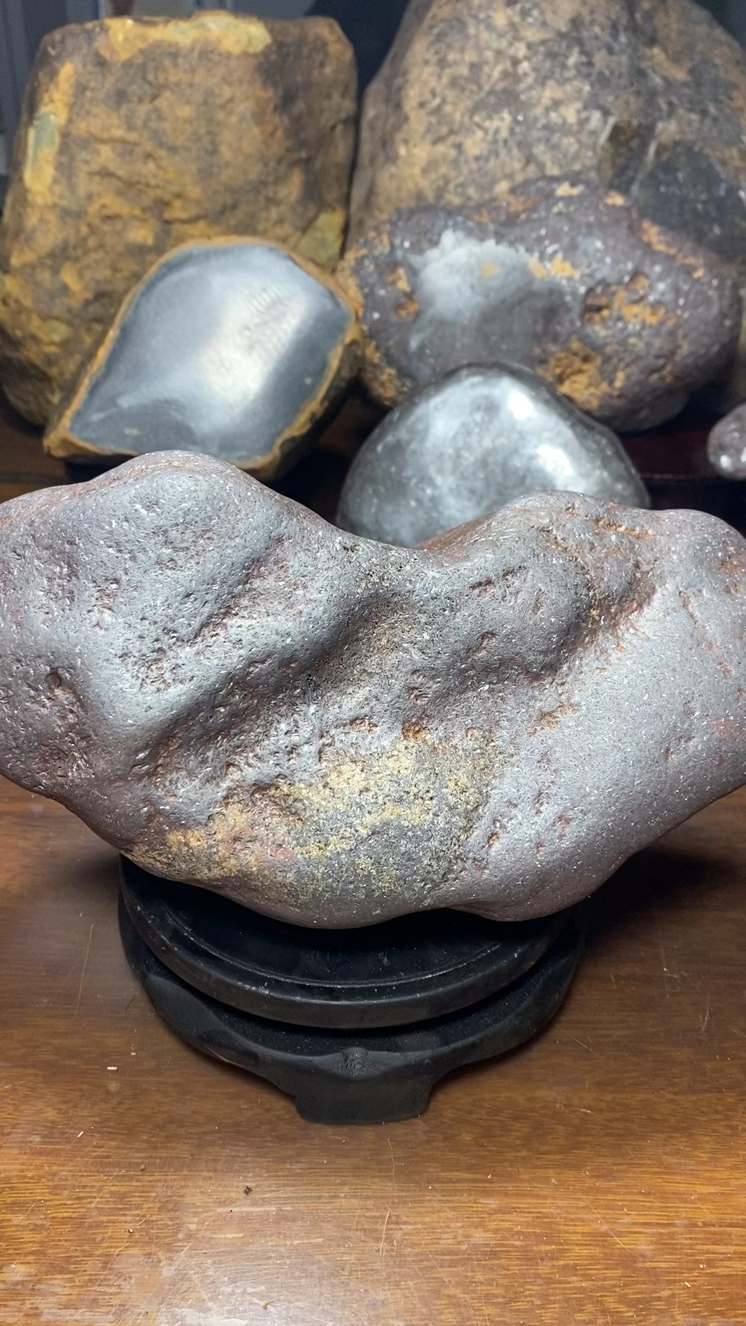 镍铁竹叶纹镍铁石陨石