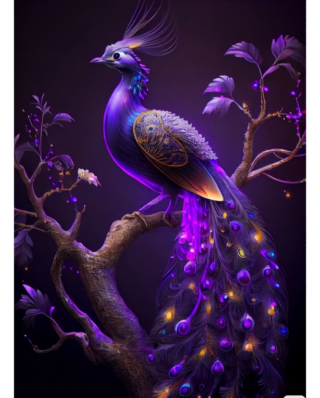 高贵的百鸟之王——夜孔雀