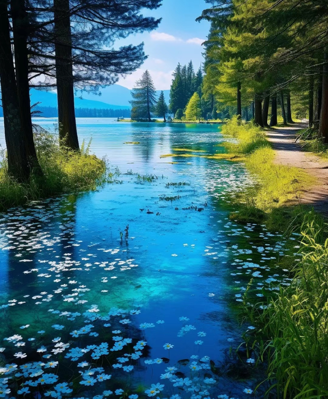 骆驼峰天池有美丽的风景,有动人的传说,还有四季如春的气候