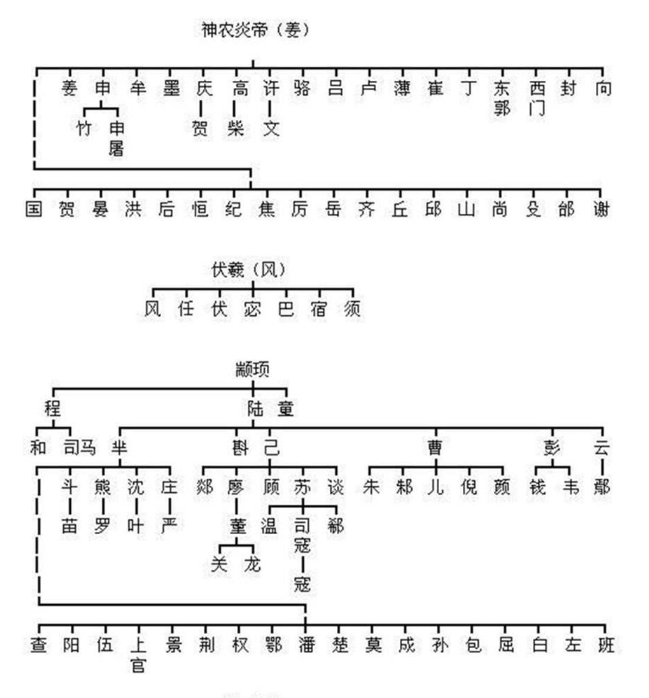 您的姓氏一定可溯到上古八姓:姬姜姒嬴妘妫姚姞