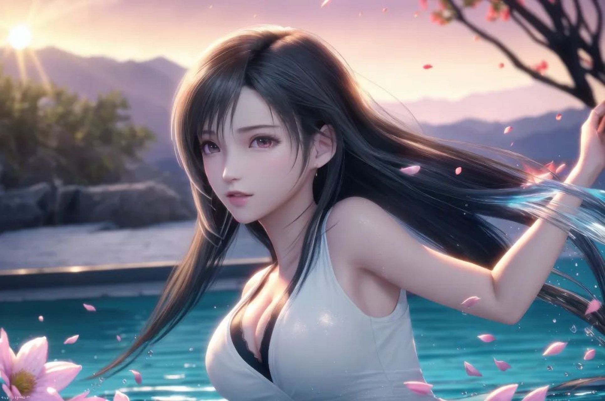 蒂法ai绘画壁纸系列一千三百二十一