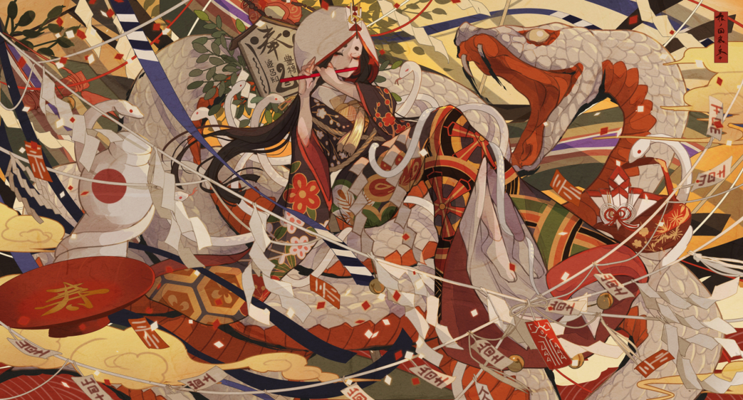 画师# 日本人气插画师"七原"的超唯美作品欣赏!太佩服作者的耐心怂!