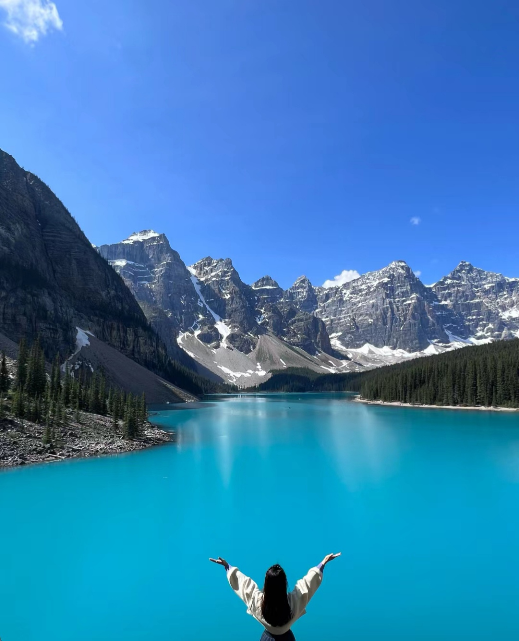 梦莲花湖,不愧是世界公认的最美摄影点之一,景色优美是一生一定要来