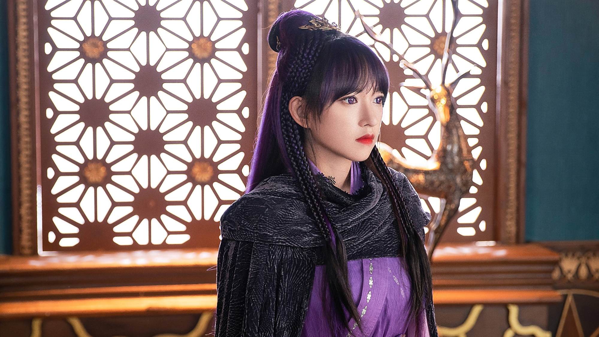 演员程潇,电视剧《灵域》粉颊乌发,婉约灵动,请看剧照