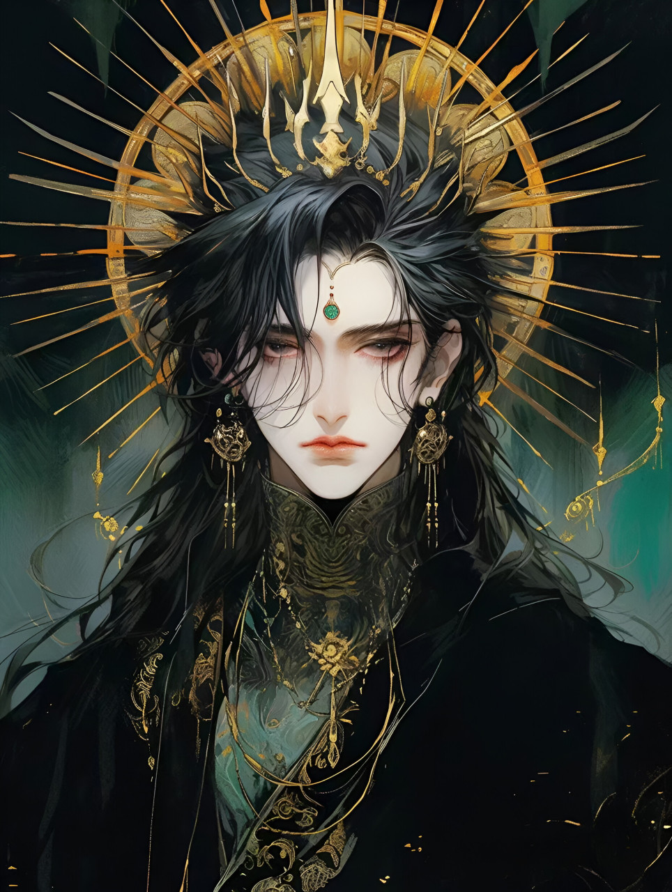 东方风‖太阳神祗 #二次元# #ai共创计划# #ai绘画