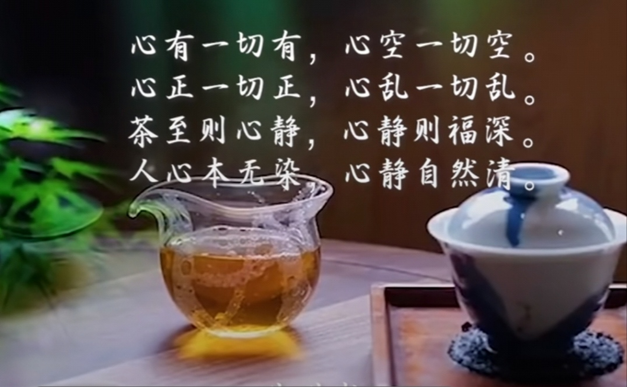 人心本无染,心静自然清.