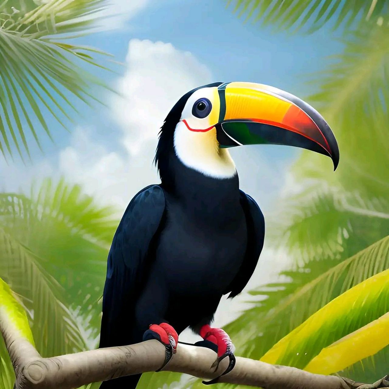 好看漂亮的大嘴鸟#摄影# #中国美景大赏