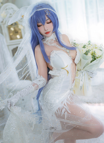 宮本桜Cosplay碧蓝航线新泽西白雪之仪