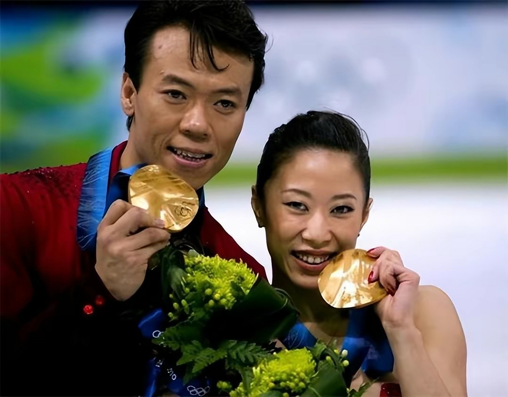 中国花滑冠军夫妻现状:赵宏博头发花白,44岁申雪好美保养似少女