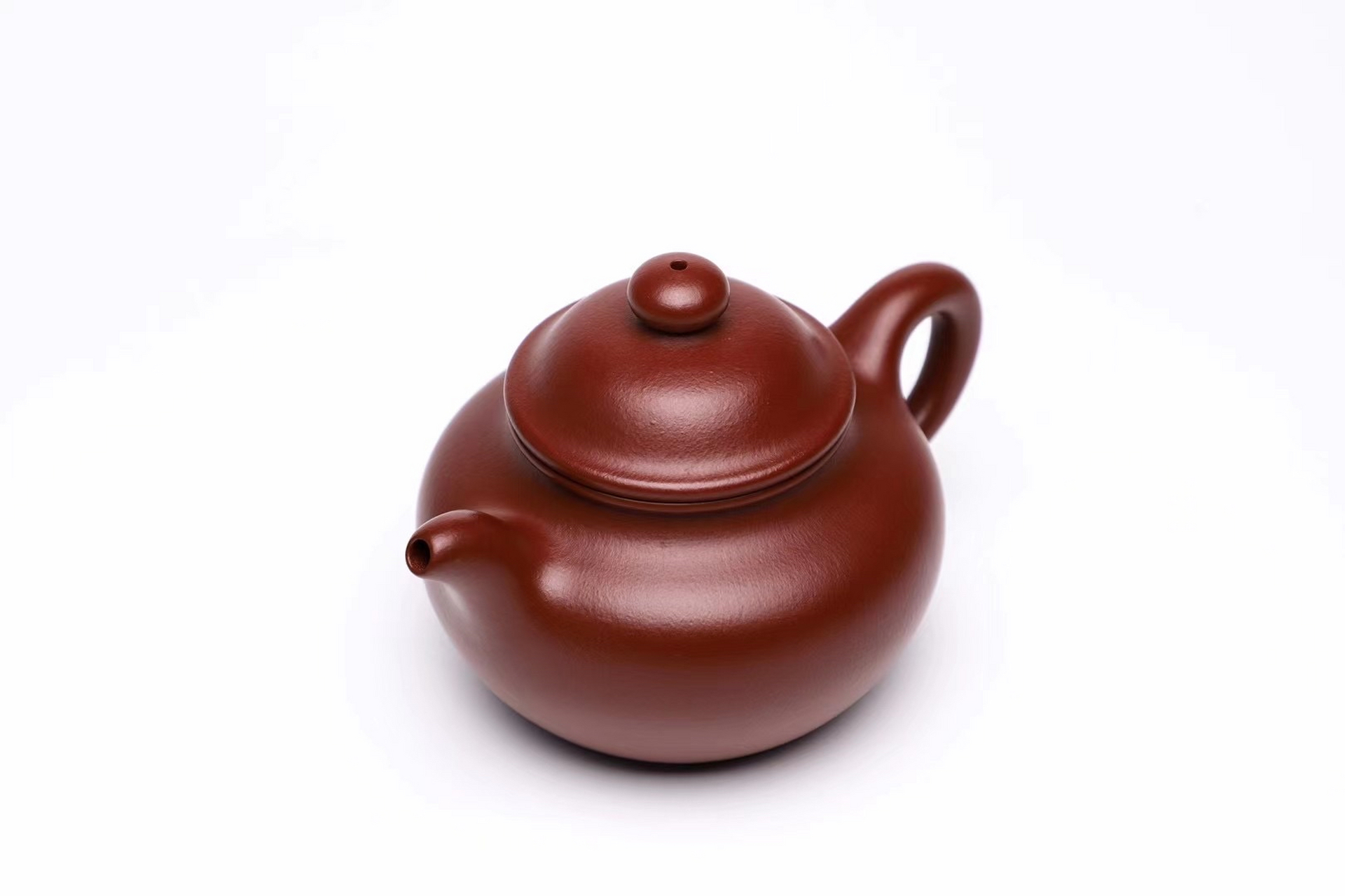 【莲子壶】 顶级朱泥大红泡,220ml 全手工制作,细节处理完美,好养易发