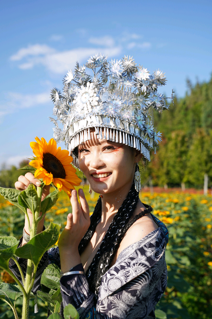 人生正当时# 这是国庆时候拍的民族风写真,没有精修美颜的底片,大家