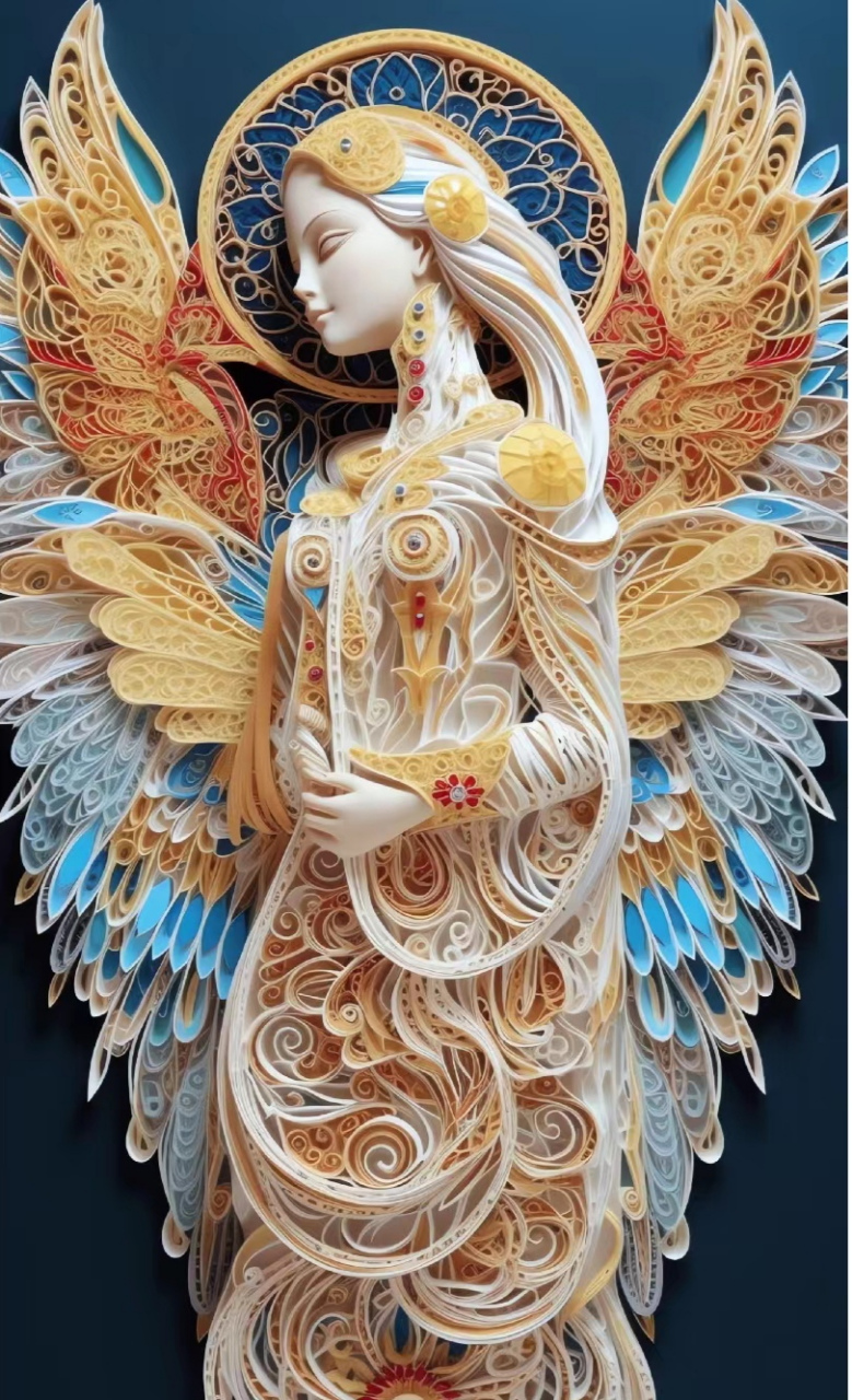 衍纸艺术(女神来啦)