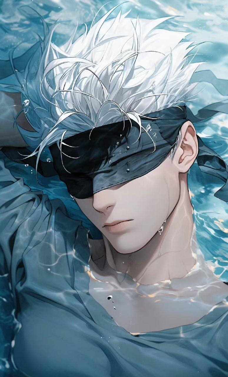 《咒术回战》五条悟壁纸主打一个帅