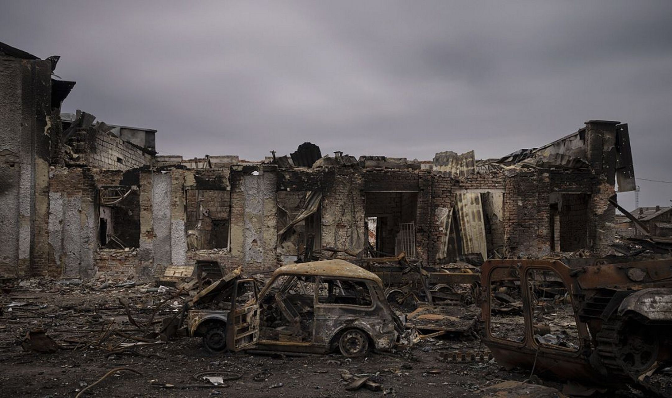乌克兰城市废墟图片