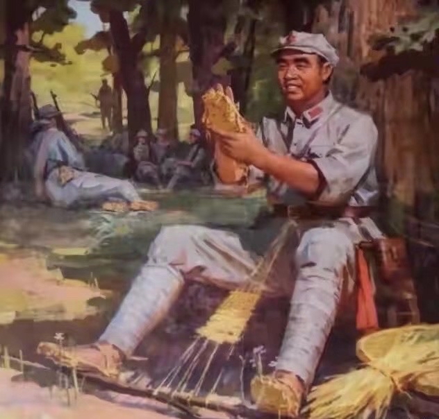 背着草鞋机走长征