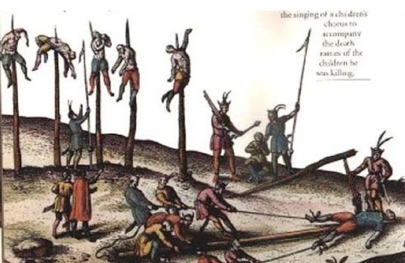 他用穿刺之刑处死上万人,被称为穿刺公,还是吸血鬼的原型