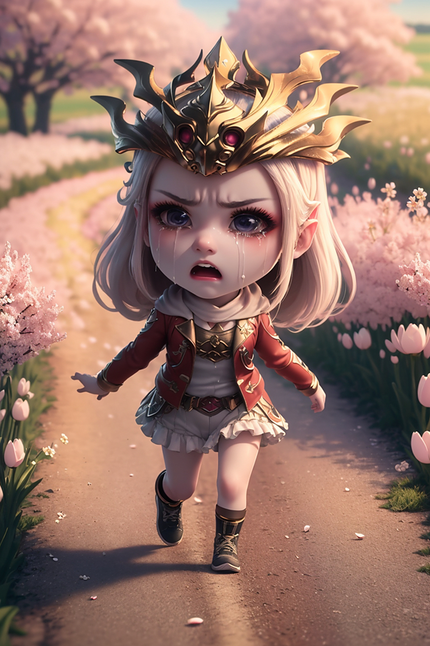 超可爱的q版美杜莎女王