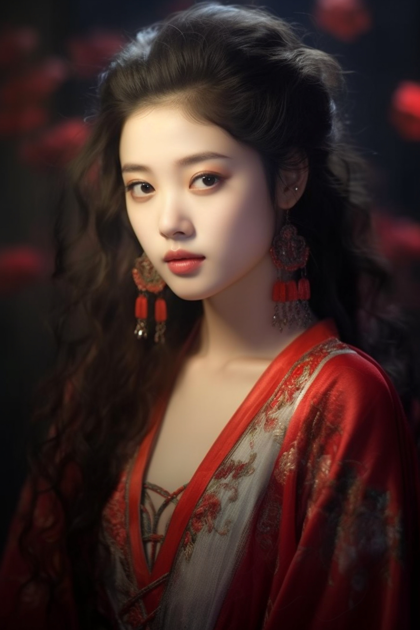古装仕女图头像#ai绘画# #美女# #壁纸