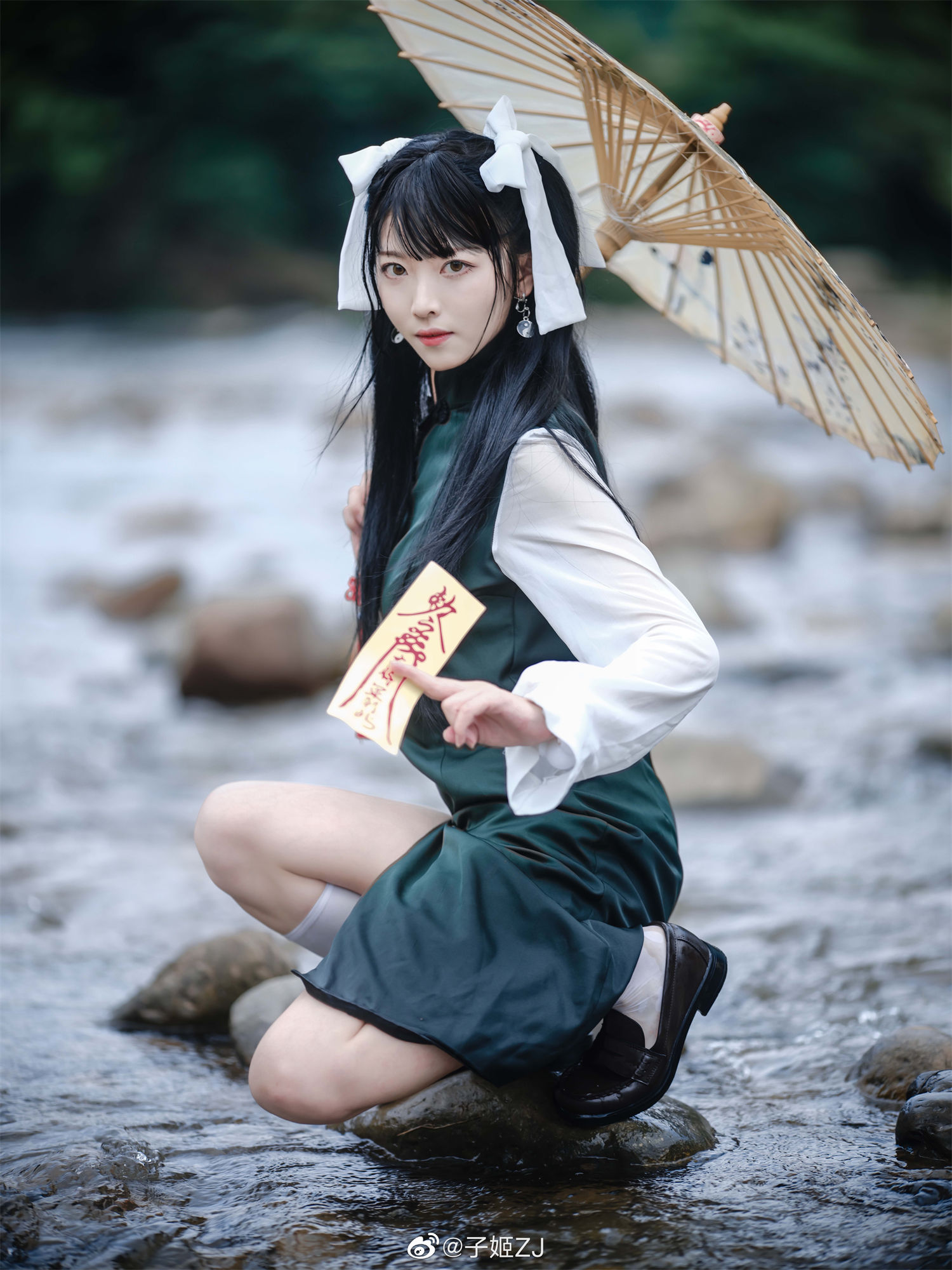 子姬ZJ绝美cos药指，我在江南水乡等你。