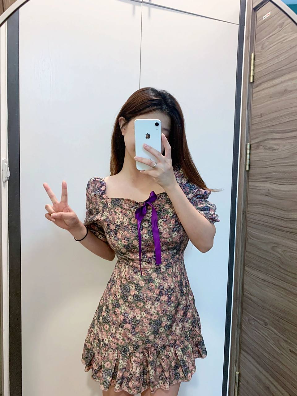 微胖大胸姐妹大胆穿!这条不错,不显胸,我真的太会挑裙子啦!