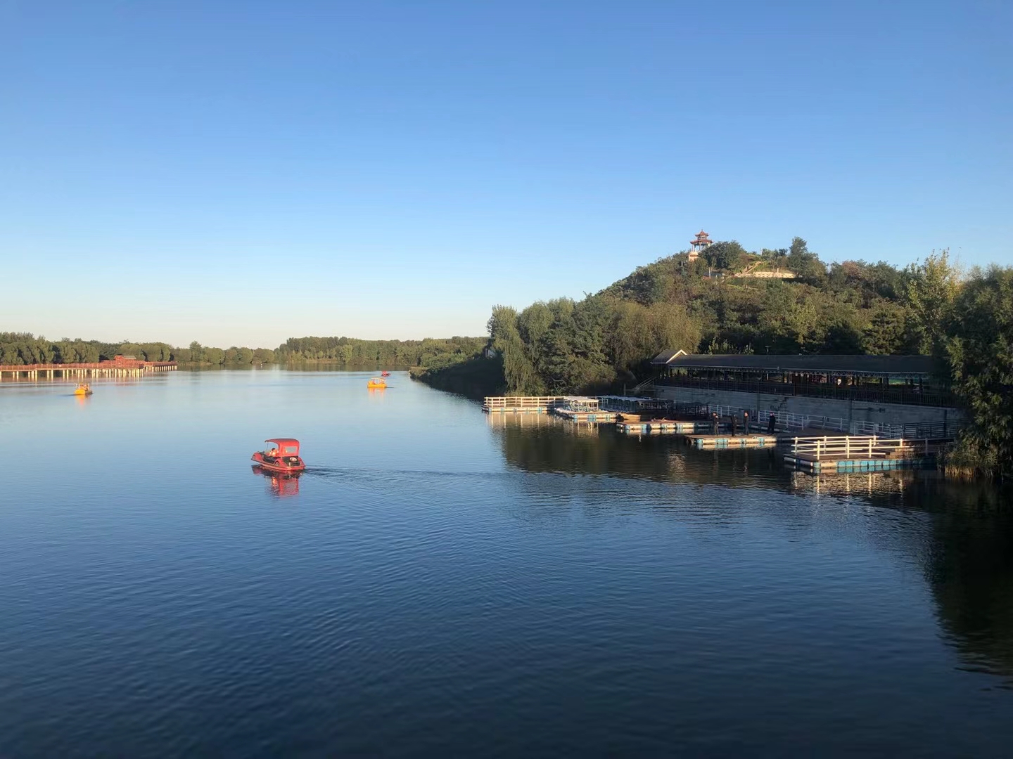 古滦河生态公园的秋天