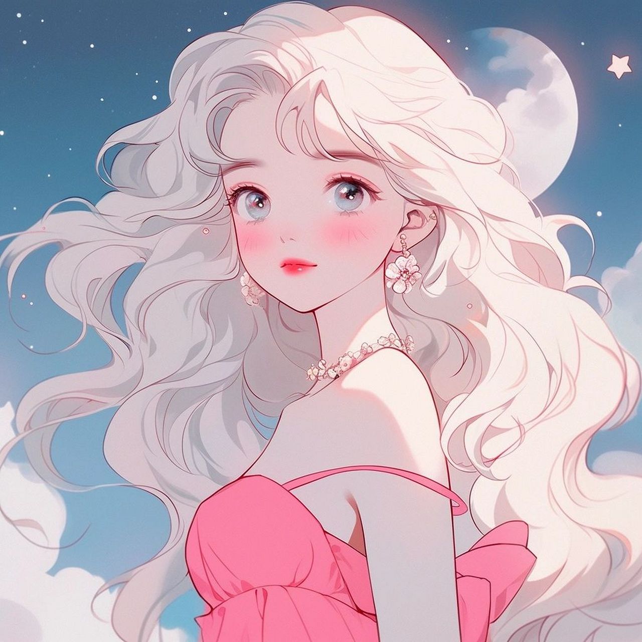 粉色系头像:女孩子都是喜欢粉色的吧,只想做你喜欢的小公主.