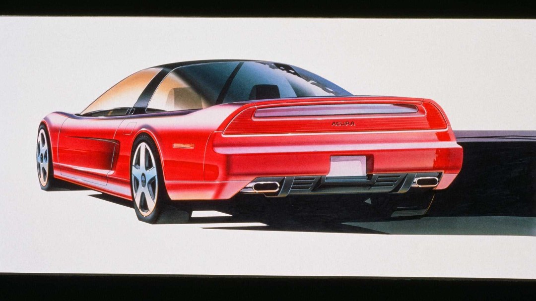 视觉之享|90年代日本传奇超跑之一acura nsx设计赏析