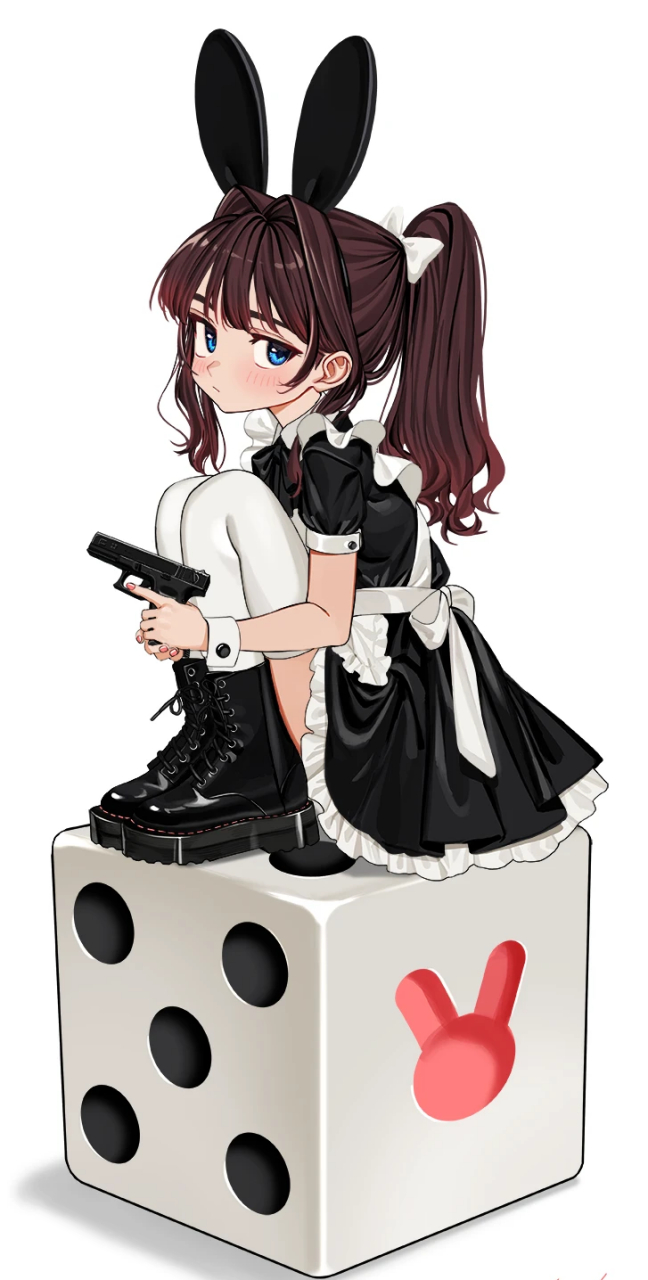 二次元# 超级可爱的女仆酱73(1719v1717)73 画师:るいせ