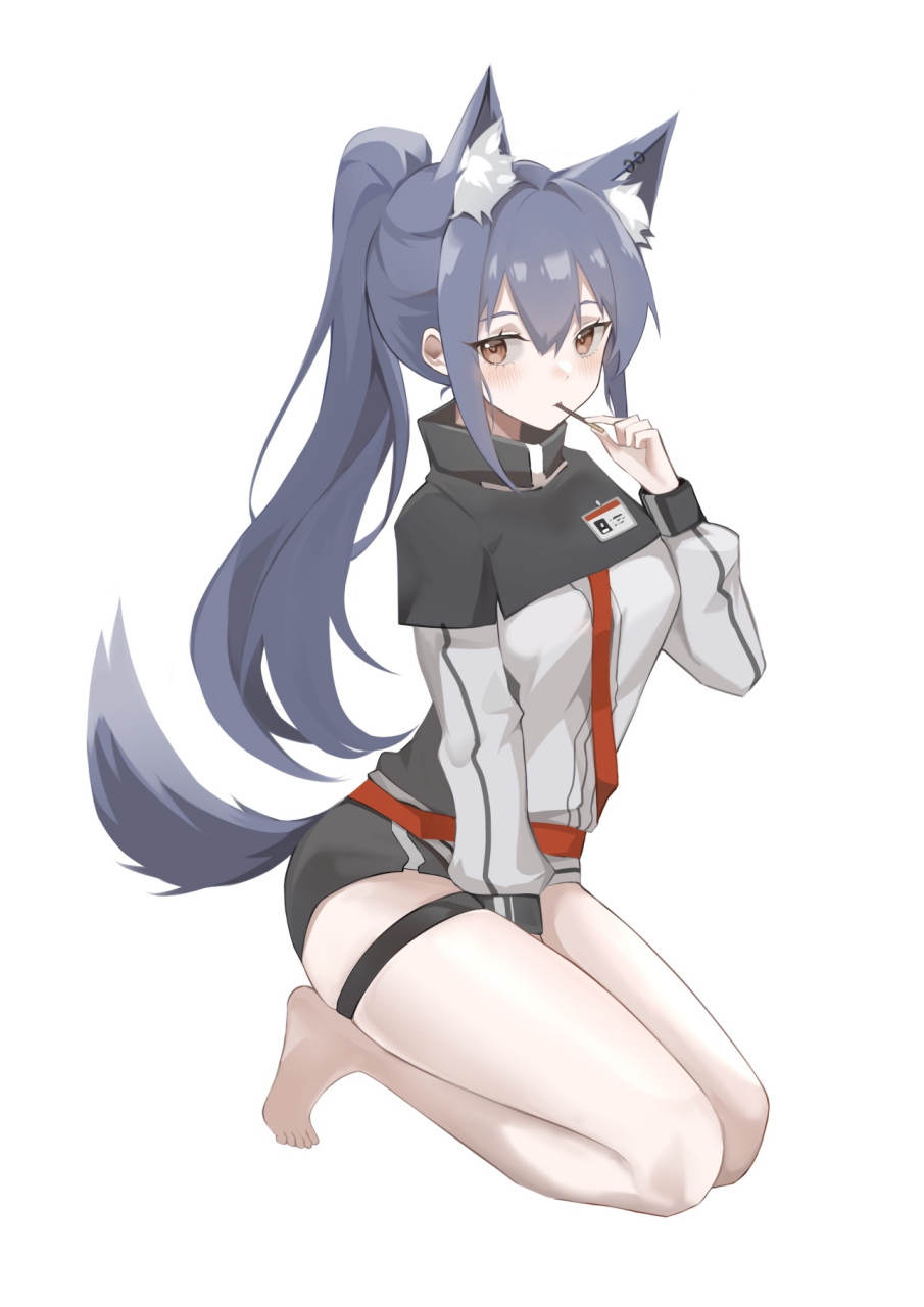 狼娘德克萨斯 画师:卫良217#二次元美图# #我爱二次元# #明日方舟