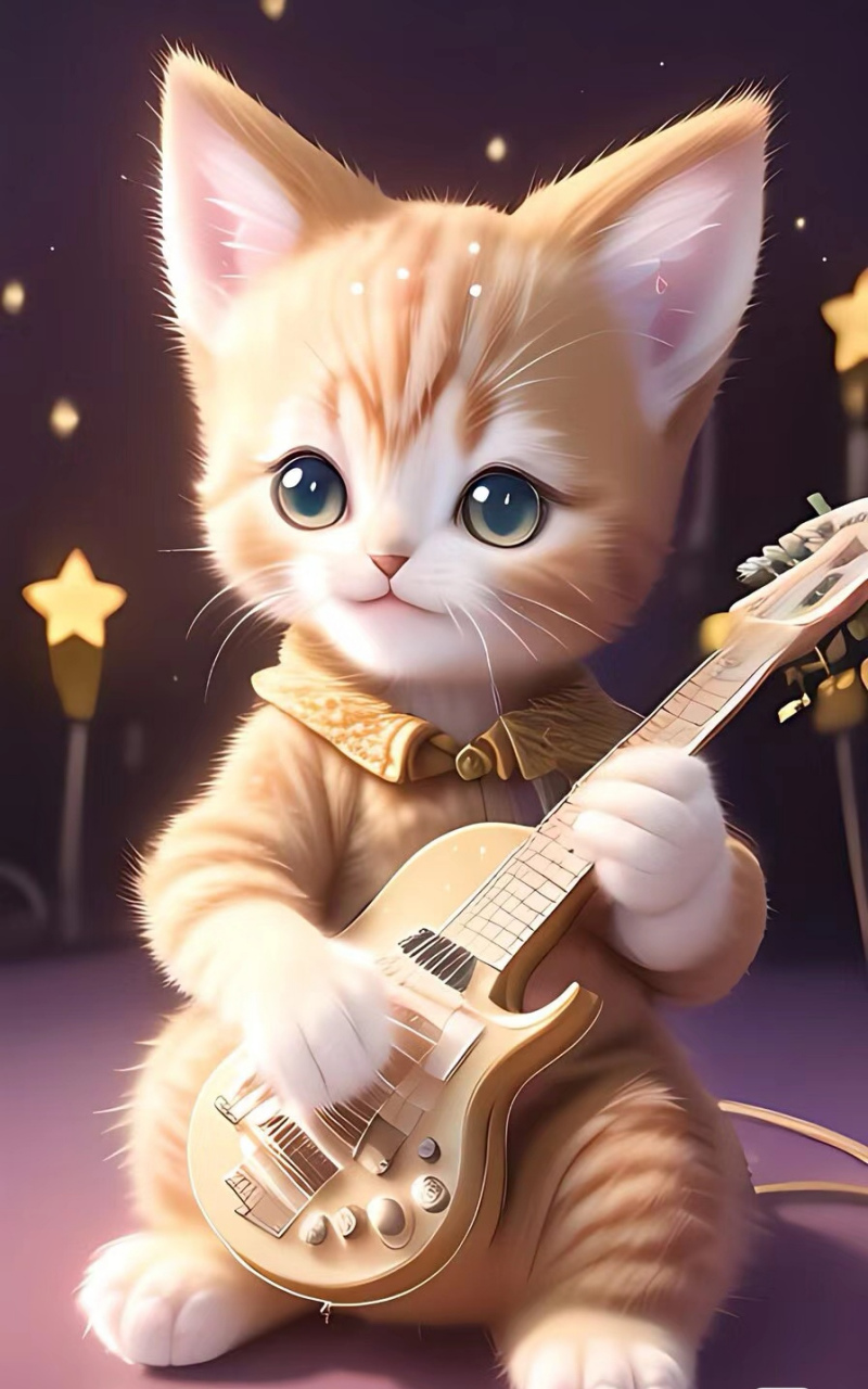 猫崽吉他!
